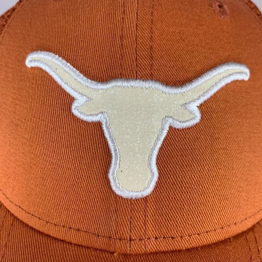 Texas Longhorns Ncaa Womens Orange New Era 9forty Snapback Trucker Hat — image 3 of 6